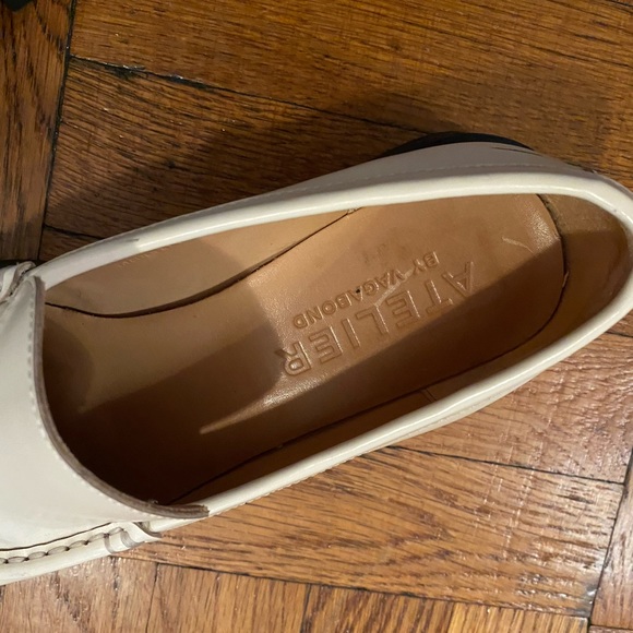 Vagabond Carmen Offwhite Loafers Size 
